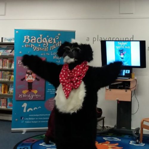 Stonehaven Library - Badger Author Visit 1 - Aberdeenshire