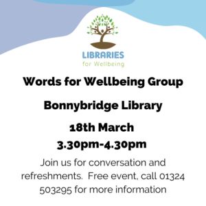 The Words for Wellbeing Bonnybridge Library advent