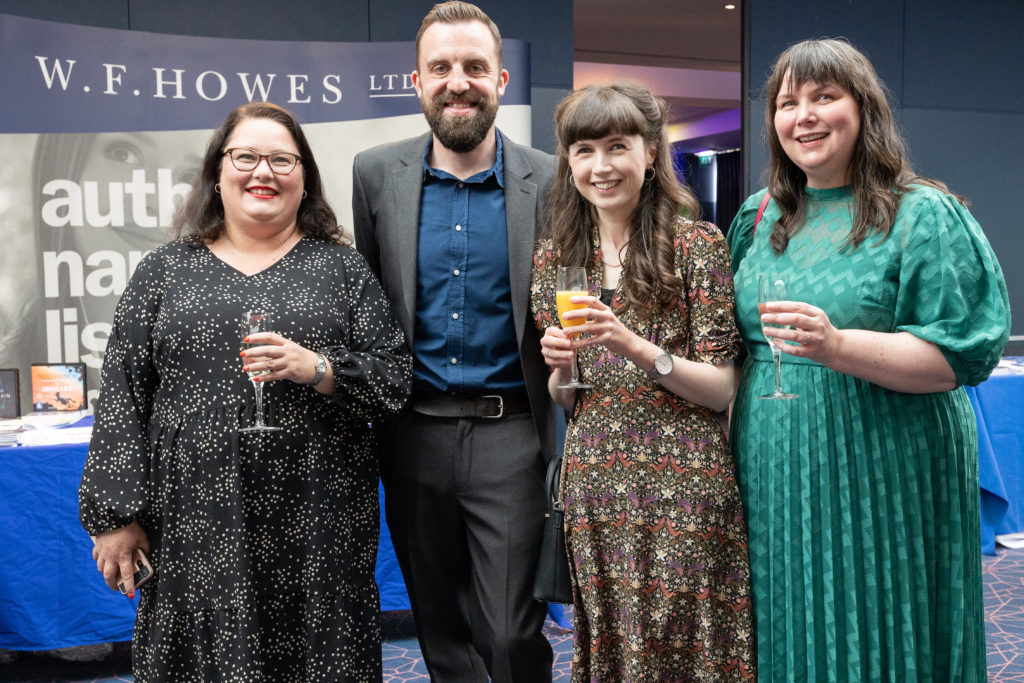 CILIPS Trustee Board Chair Heather Marshall, Head of CILIPS Sean McNamara, CILIPS Membership Officer Kirsten MacQuarrie and After-dinner speaker Laura Brown at the 2022 CILIPS Annual Conference.